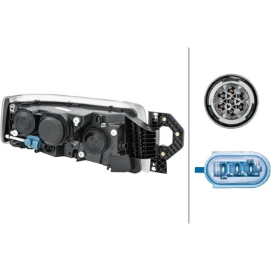 Hella 2 x HELLA Hauptscheinwerfer 1EL 011 899-411