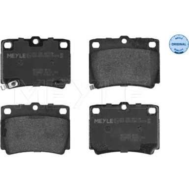 Meyle Bremsbelagsatz, Scheibenbremse MEYLE-ORIGINAL: True to OE 025 235 9315/W