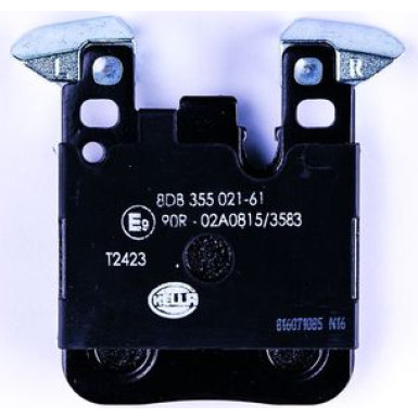 Hella | Bremsbelagsatz, Scheibenbremse | 8DB 355 021-611