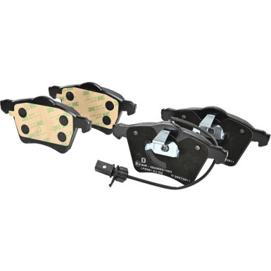 Delphi | Bremsbelagsatz, Scheibenbremse | LP2021