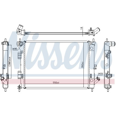 67555 Kühler, Motorkühlung