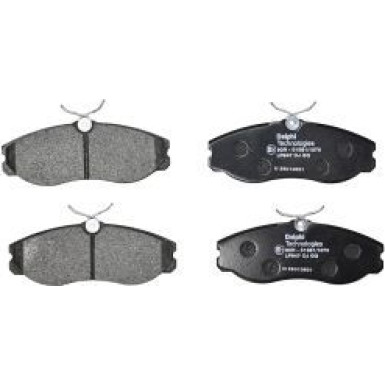 Delphi Bremsbelagsatz, Scheibenbremse LP847