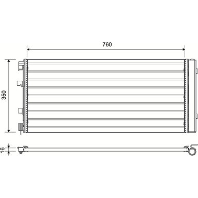 Valeo | Kondensator, Klimaanlage | 814179