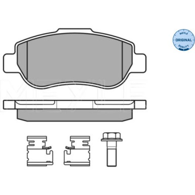 025 240 7217/W Bremsbelagsatz, Scheibenbremse MEYLE-ORIGINAL: True to OE.