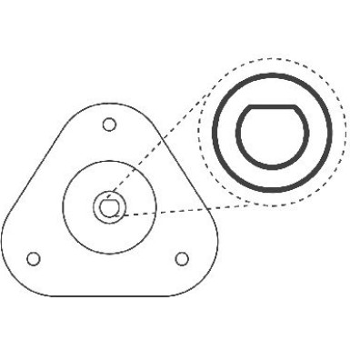 SM5658 Reparatursatz, Federbeinstützlager Suspension Mounting Kit