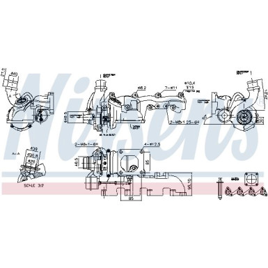 Nissens Turbolader 93077