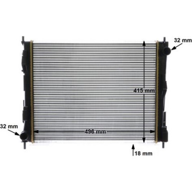 Mahle | Kühler, Motorkühlung | CR 924 000S