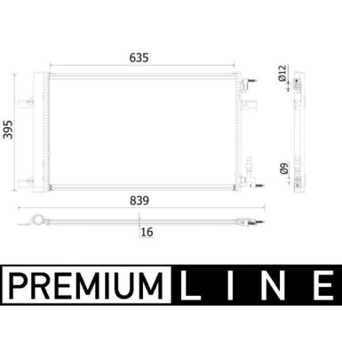 Mahle | Kondensator, Klimaanlage | AC 900 000P