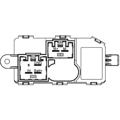 Mahle | Regler, Innenraumgebläse | ABR 77 000P