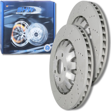 SHW Performance AFX41521 Bremsscheibe Vorderachse, 370x32mm für Audi TT RS, Seat Ateca, Leon SC, ST Cupra