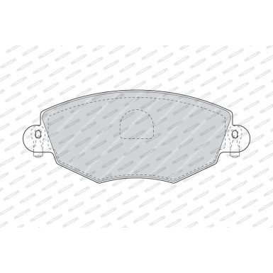 FDB1425 Bremsbelagsatz, Scheibenbremse PREMIER ECO FRICTION