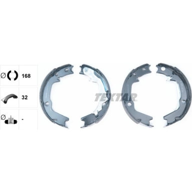 91070300 Bremsbackensatz, Feststellbremse