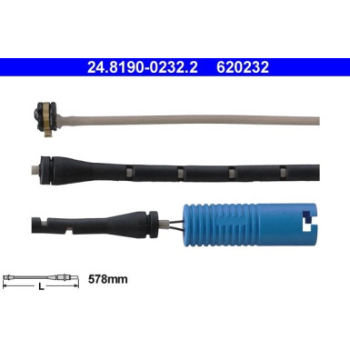 24.8190-0232.2 Warnkontakt, Bremsbelagverschleiß