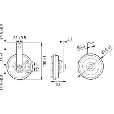 Hella | Horn | 3AL 922 000-951