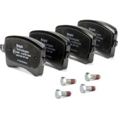 Delphi Bremsbelagsatz, Scheibenbremse LP2106 Delphi Bremsbelagsatz, Scheibenbremse LP2106