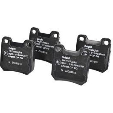 Delphi Bremsbelagsatz, Scheibenbremse LP590