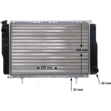 Mahle | Kühler, Motorkühlung | CR 616 000S