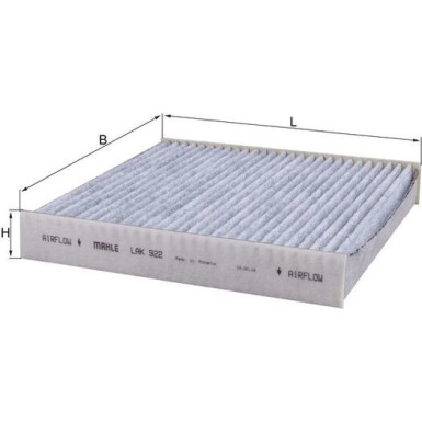 LAK 922 Filter, Innenraumluft