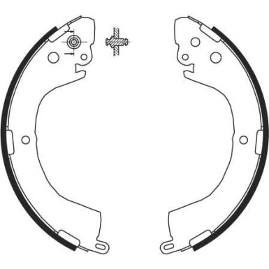 TRW | Bremsbackensatz | GS8691