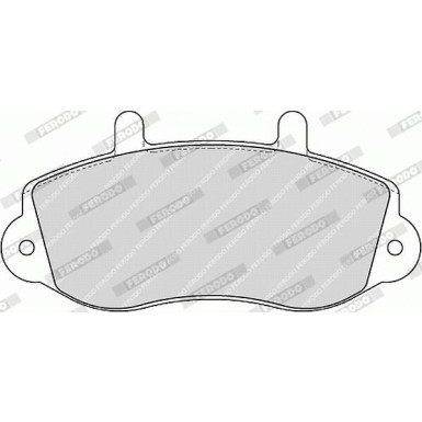 Ferodo Bremsbelagsatz, Scheibenbremse PREMIER ECO FRICTION FVR1292