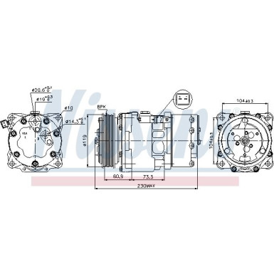 89195 Kompressor, Klimaanlage ** FIRST FIT **