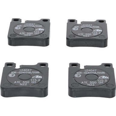 Bremsbelagsatz, Scheibenbremse ATE Ceramic 13.0470-4047.2