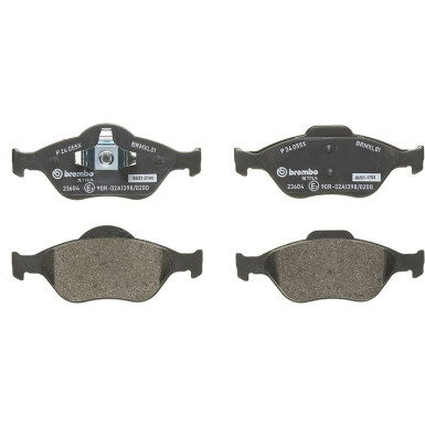Brembo Bremsbelagsatz, Scheibenbremse XTRA LINE P 24 055X