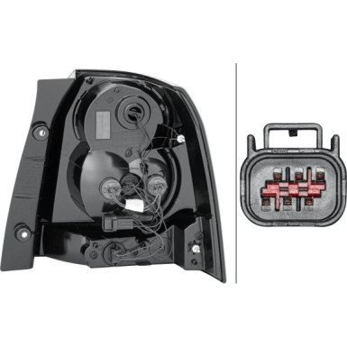 Hella | Heckleuchte | 2VP 354 814-011
