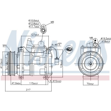 89147 Kompressor, Klimaanlage ** FIRST FIT ** 89147 Kompressor, Klimaanlage ** FIRST FIT **