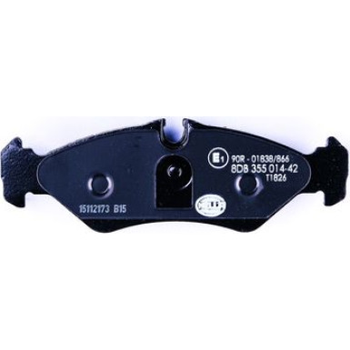 Hella | Bremsbelagsatz, Scheibenbremse | 8DB 355 014-421