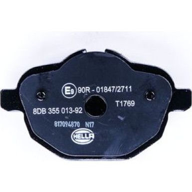 Hella | Bremsbelagsatz, Scheibenbremse | 8DB 355 013-921