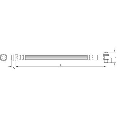 Metzger | Bremsschlauch | 4110800