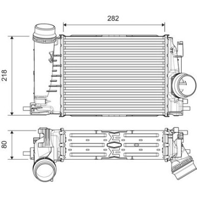 818316 Ladeluftkühler 818316 Ladeluftkühler