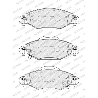 FDB1513 Bremsbelagsatz, Scheibenbremse PREMIER ECO FRICTION