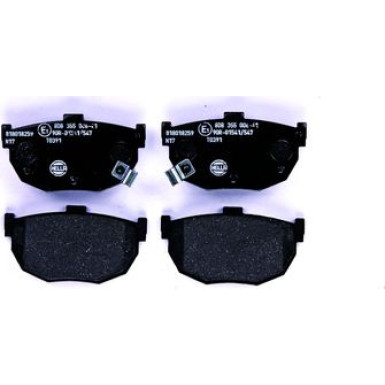 8DB 355 006-411 Bremsbelagsatz, Scheibenbremse