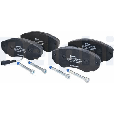 LP1750 Bremsbelagsatz, Scheibenbremse