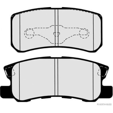 J3615010 Bremsbelagsatz, Scheibenbremse
