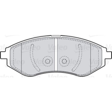 Valeo | Bremsbelagsatz, Scheibenbremse | 301644