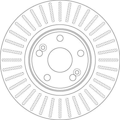 DF6233S Bremsscheibe TRW SINGLE