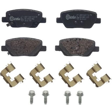 Brembo | Bremsbelagsatz, Scheibenbremse | P 23 179