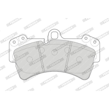 Ferodo | Bremsbelagsatz, Scheibenbremse | FDB1626