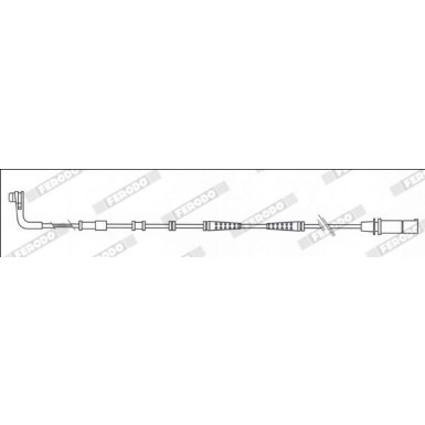 Ferodo Warnkontakt, Bremsbelagverschleiß PREMIER FWI330