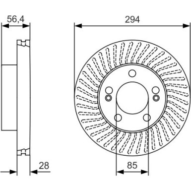 BOSCH | Bremsscheibe | 0 986 479 C31
