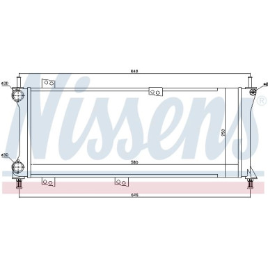 Nissens | Kühler, Motorkühlung | 617731