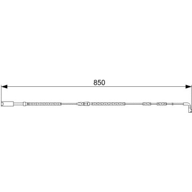 1 987 473 030 Warnkontakt, Bremsbelagverschleiß