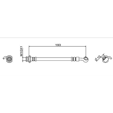 4111951 Bremsschlauch GREENPARTS