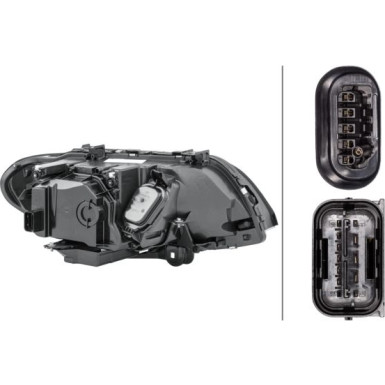 Hella 2 x HELLA Hauptscheinwerfer 1EL 224 485-411