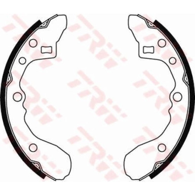 TRW | Bremsbackensatz | GS8286 TRW | Bremsbackensatz | GS8286
