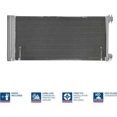 Nissens | Kondensator, Klimaanlage | 940596