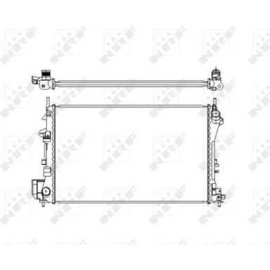 58203 Kühler, Motorkühlung EASY FIT